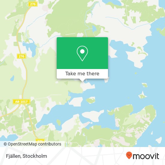 Fjällen map