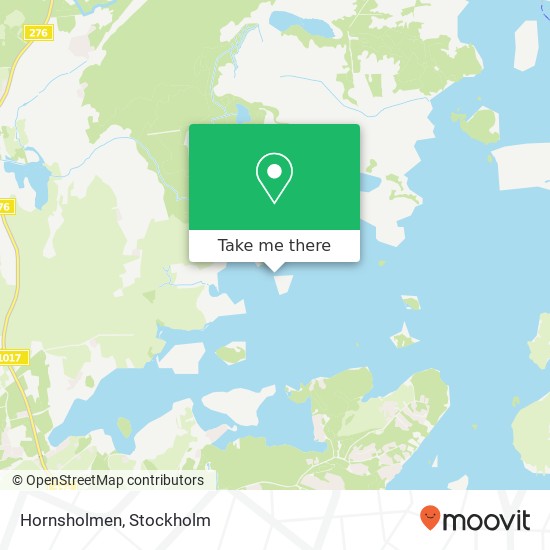 Hornsholmen map