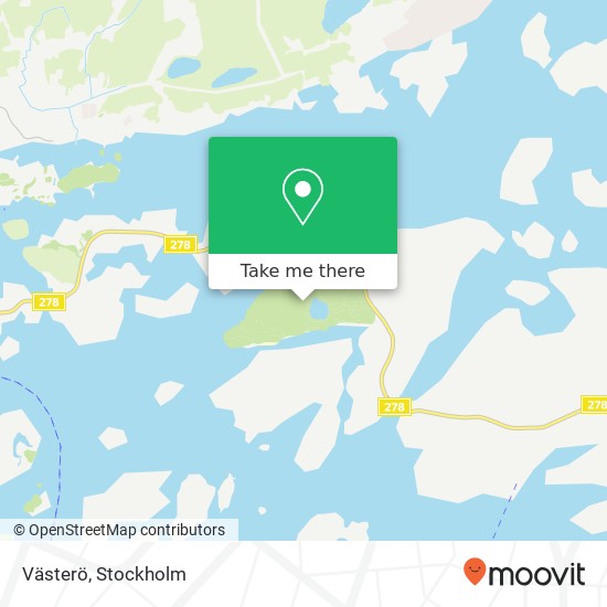 Västerö map