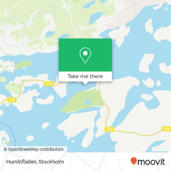 Humlöfladen map