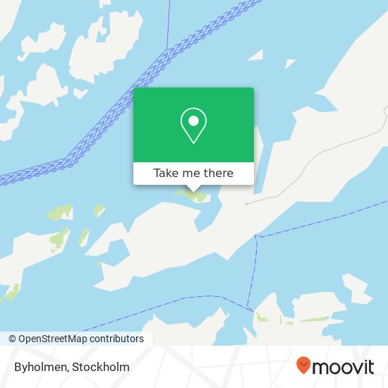Byholmen map