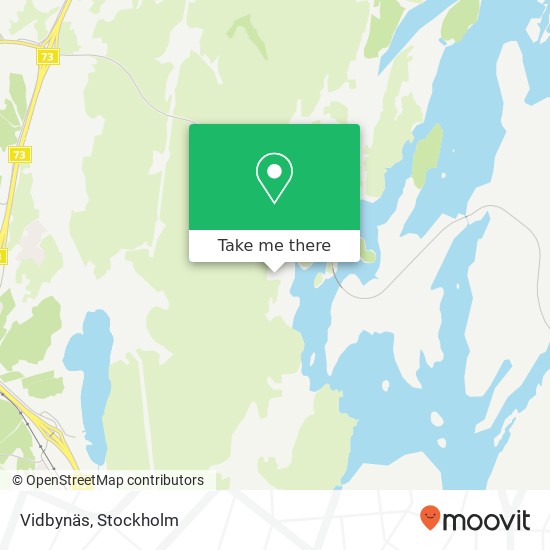 Vidbynäs map