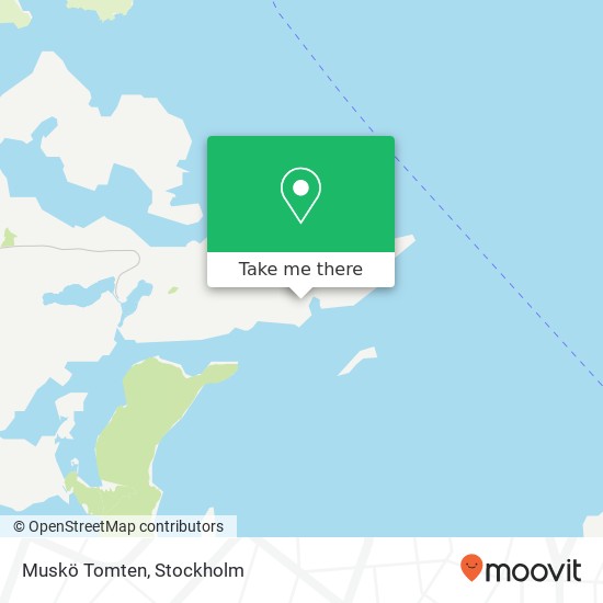 Muskö Tomten map