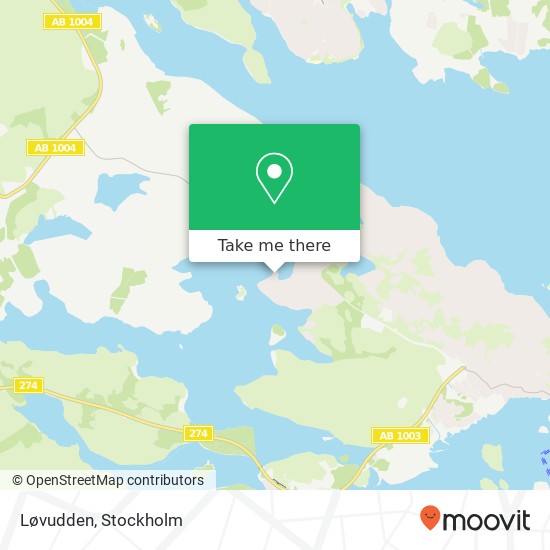 Løvudden map