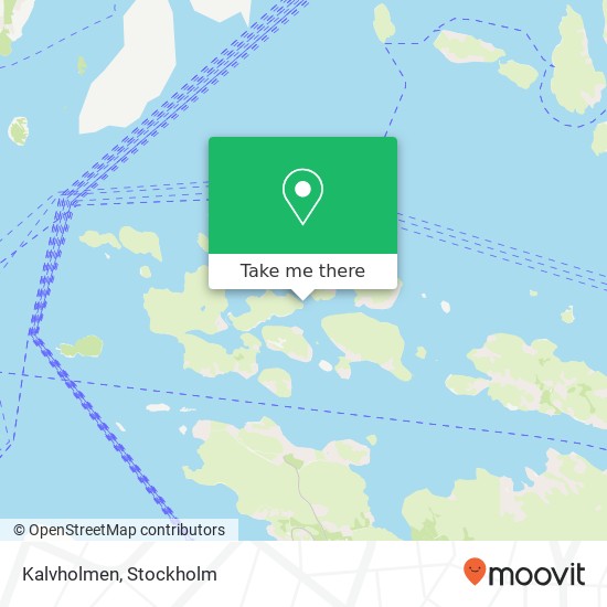 Kalvholmen map