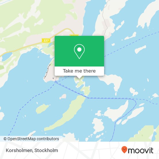 Korsholmen map