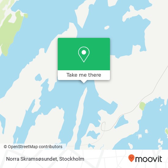 Norra Skramsøsundet map