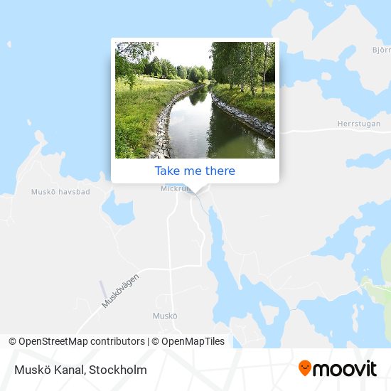 Muskö Kanal map