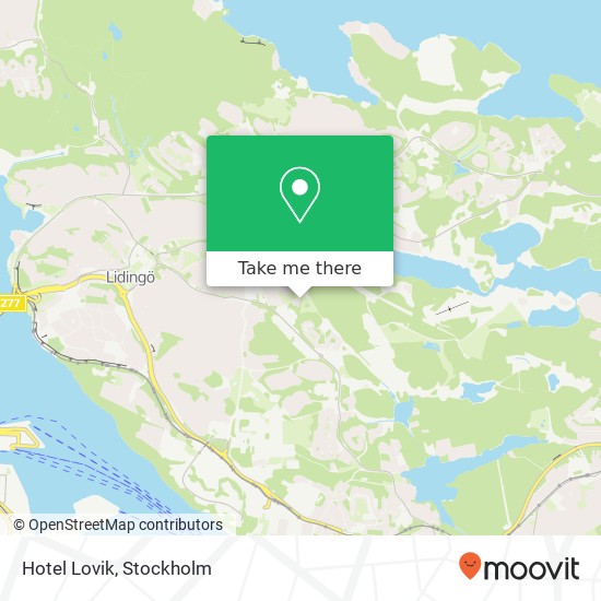 Hotel Lovik map