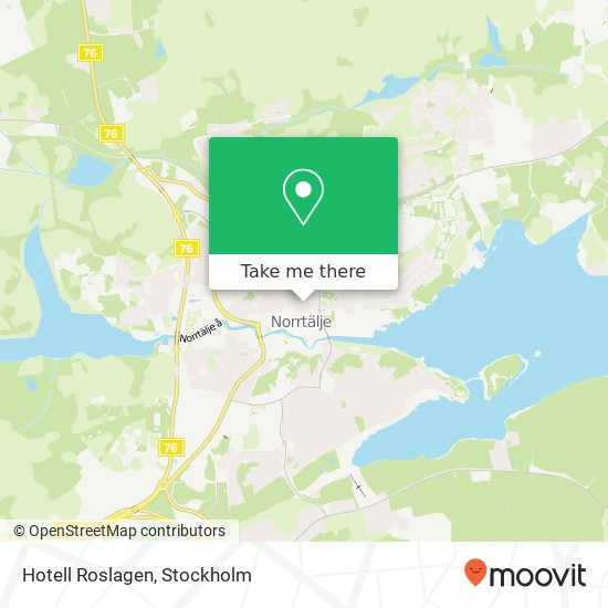 Hotell Roslagen map