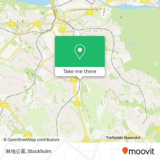 林地公墓 map