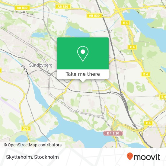 Skytteholm map