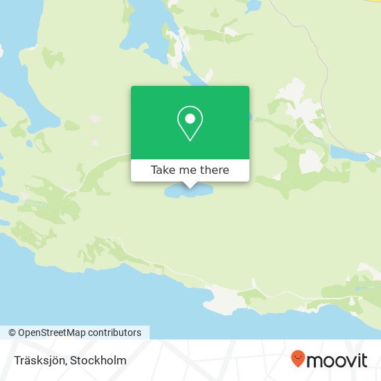 Träsksjön map