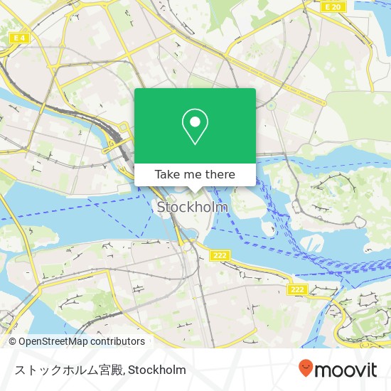 ストックホルム宮殿 map