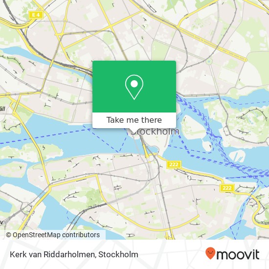 Kerk van Riddarholmen map