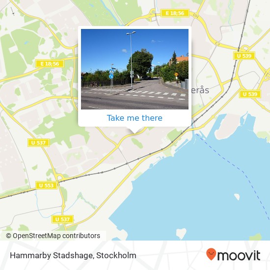 Hammarby Stadshage map