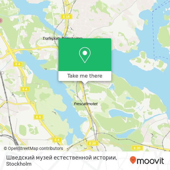 Шведский музей естественной истории map