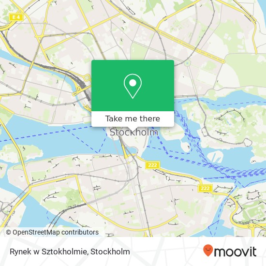 Rynek w Sztokholmie map