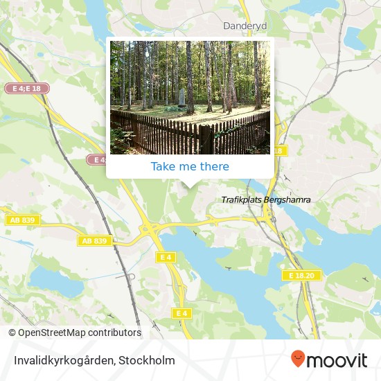 Invalidkyrkogården map