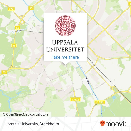 Uppsala University map