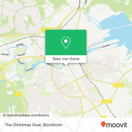 The Christmas Goat map