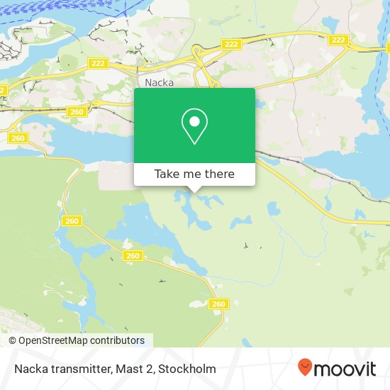 Nacka transmitter, Mast 2 map