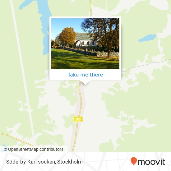 Söderby-Karl socken map