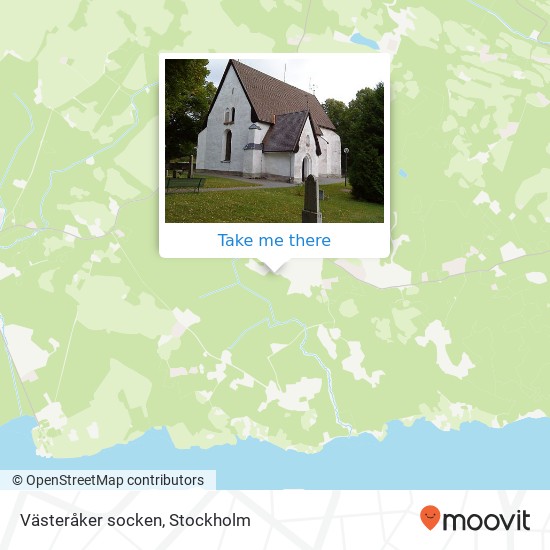 Västeråker socken map