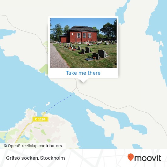 Gräsö socken map