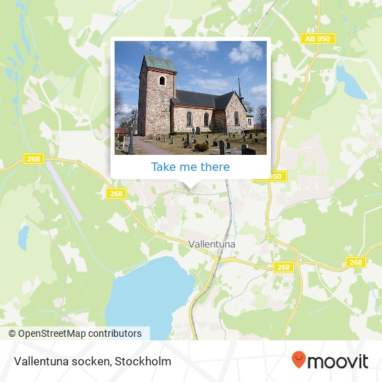 Vallentuna socken map