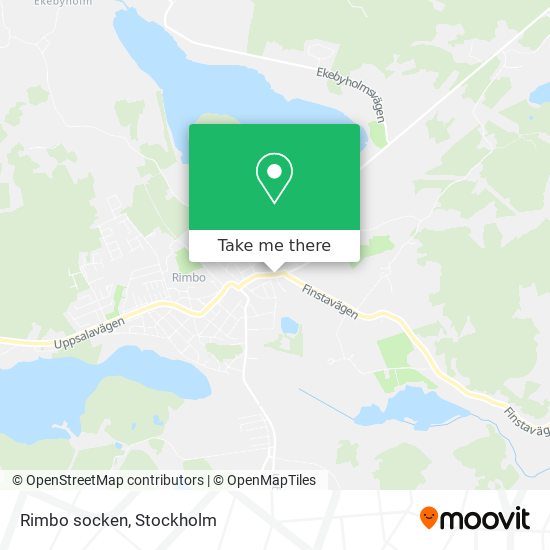 Rimbo socken map