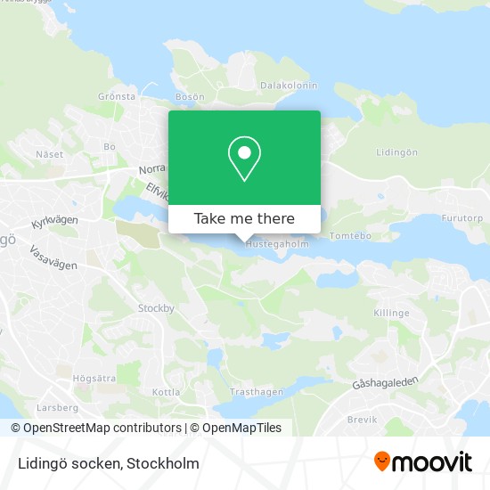 Lidingö socken map