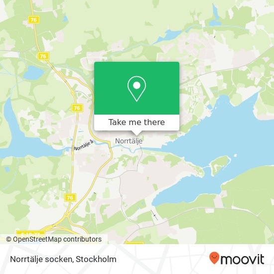 Norrtälje socken map