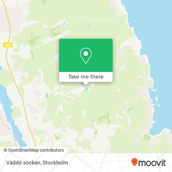 Väddö socken map