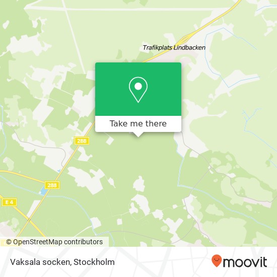 Vaksala socken map