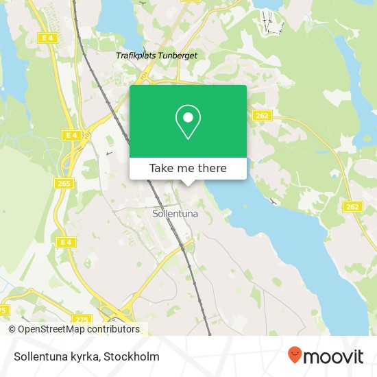 Sollentuna kyrka map