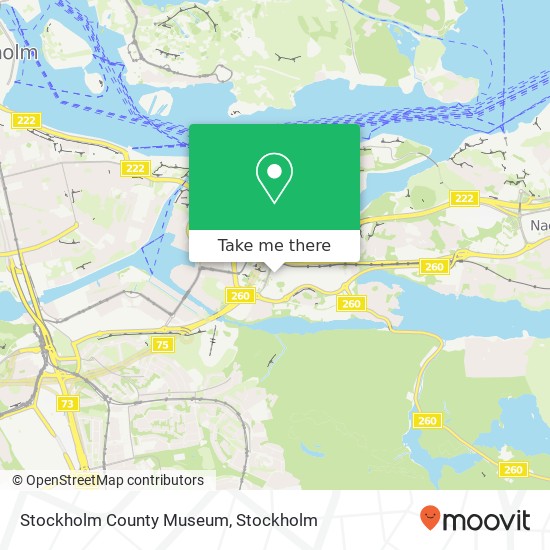 Stockholm County Museum map