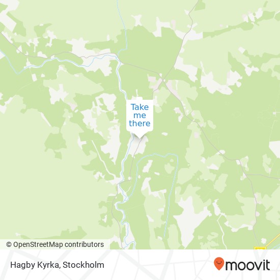Hagby Kyrka map