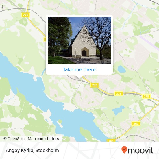 Ängby Kyrka map