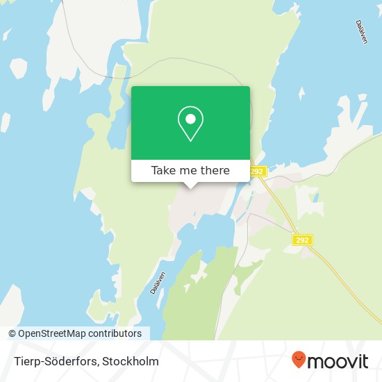 Tierp-Söderfors map