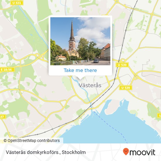 Västerås domkyrkoförs. map