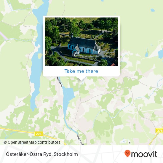 Österåker-Östra Ryd map