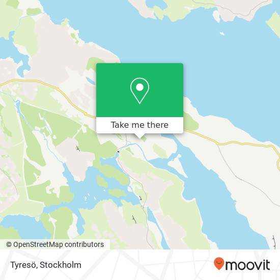 Tyresö map