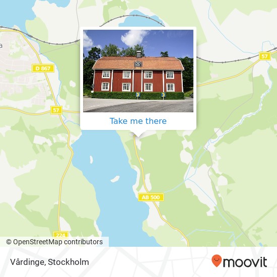 Vårdinge map