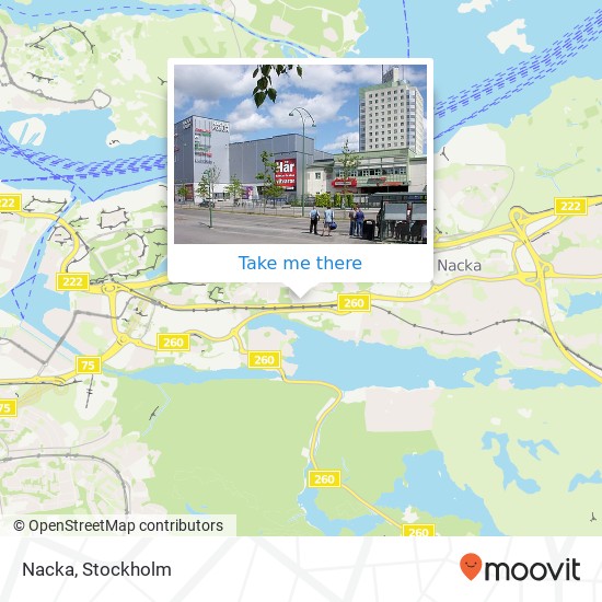 Nacka map