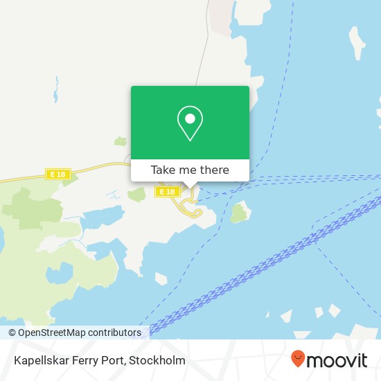 Kapellskar Ferry Port map