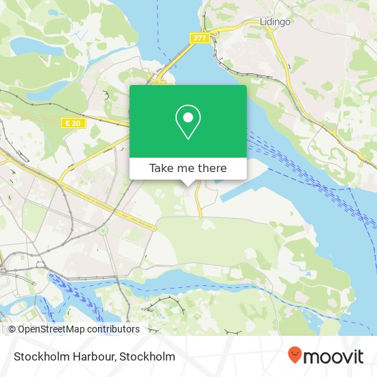 Stockholm Harbour map