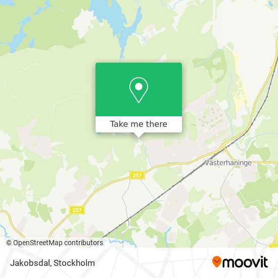 Jakobsdal map