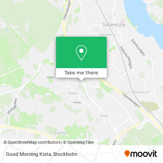 Good Morning Kista map