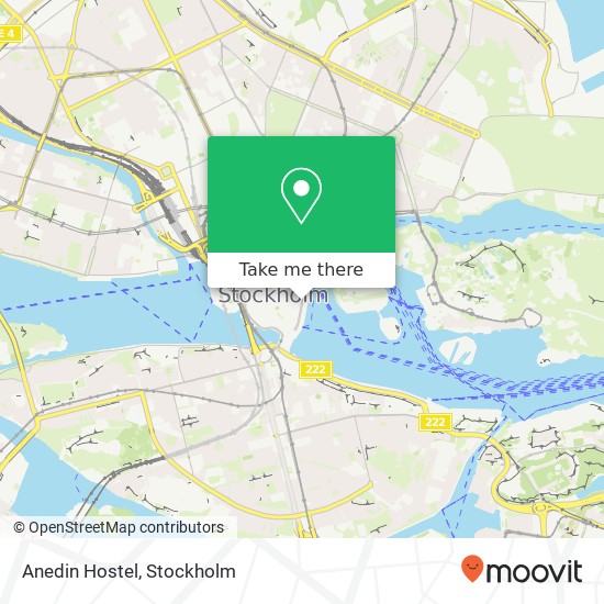 Anedin Hostel map